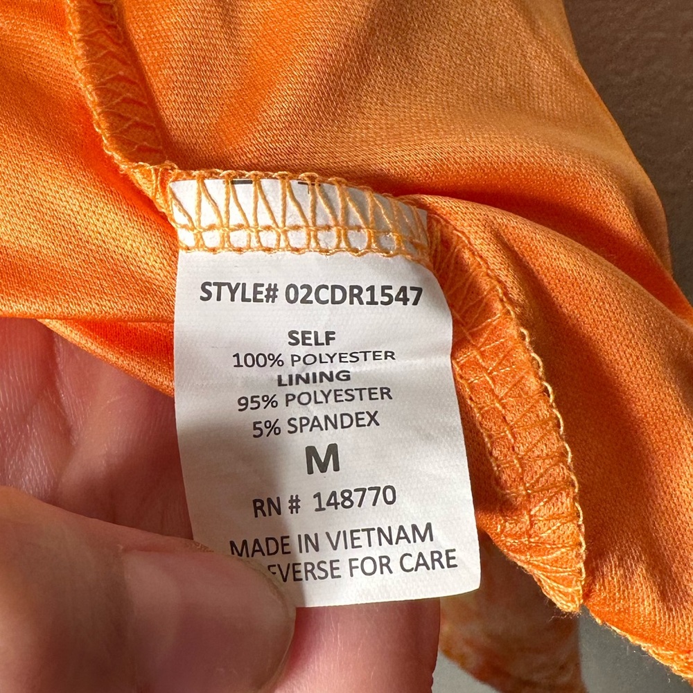 Sienna sky orange floral dress size medium - Picture 11 of 11